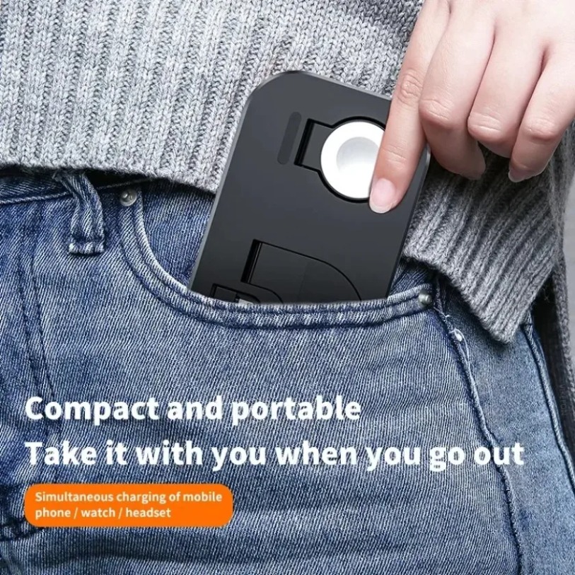 3 In 1 Wireless Charger Stand  - Smartwatch X12 评论和价格