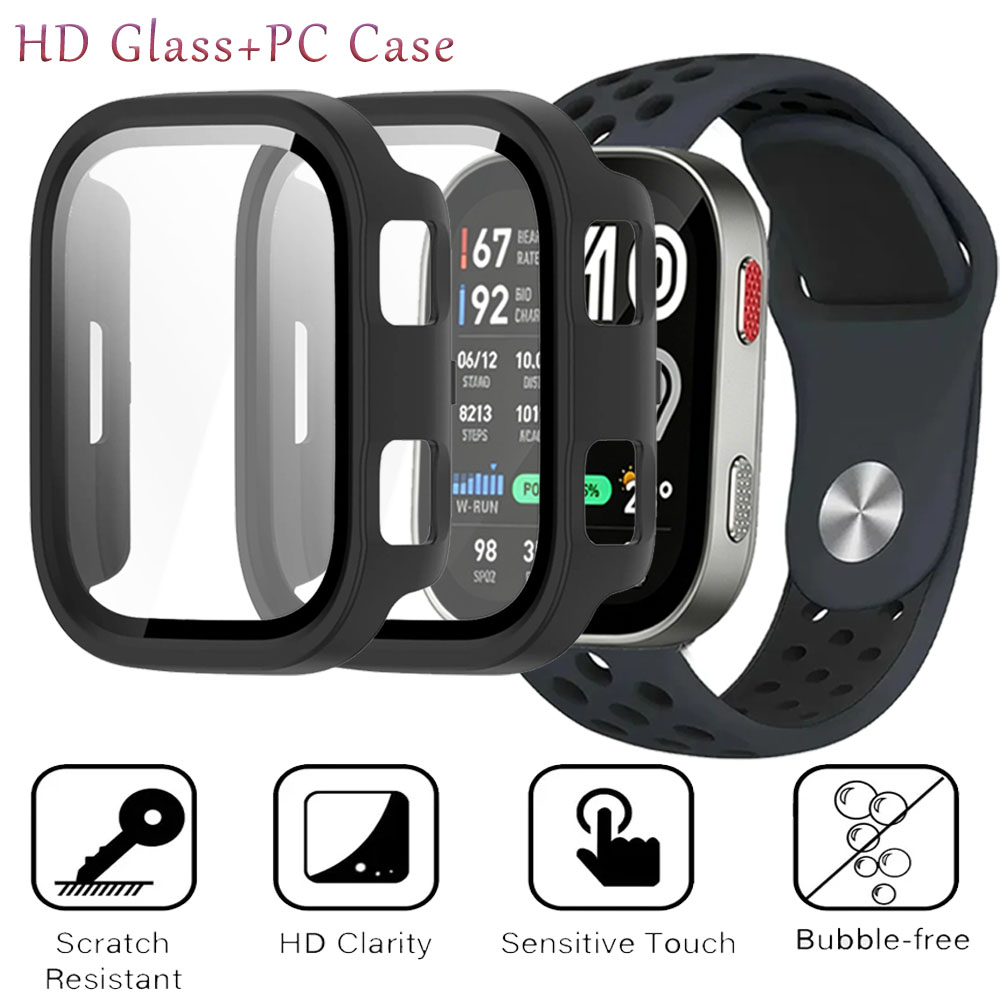 HD Glass+Hard PC Case for Amaz - Amazfit Smartwatch Accessories 评论和价格
