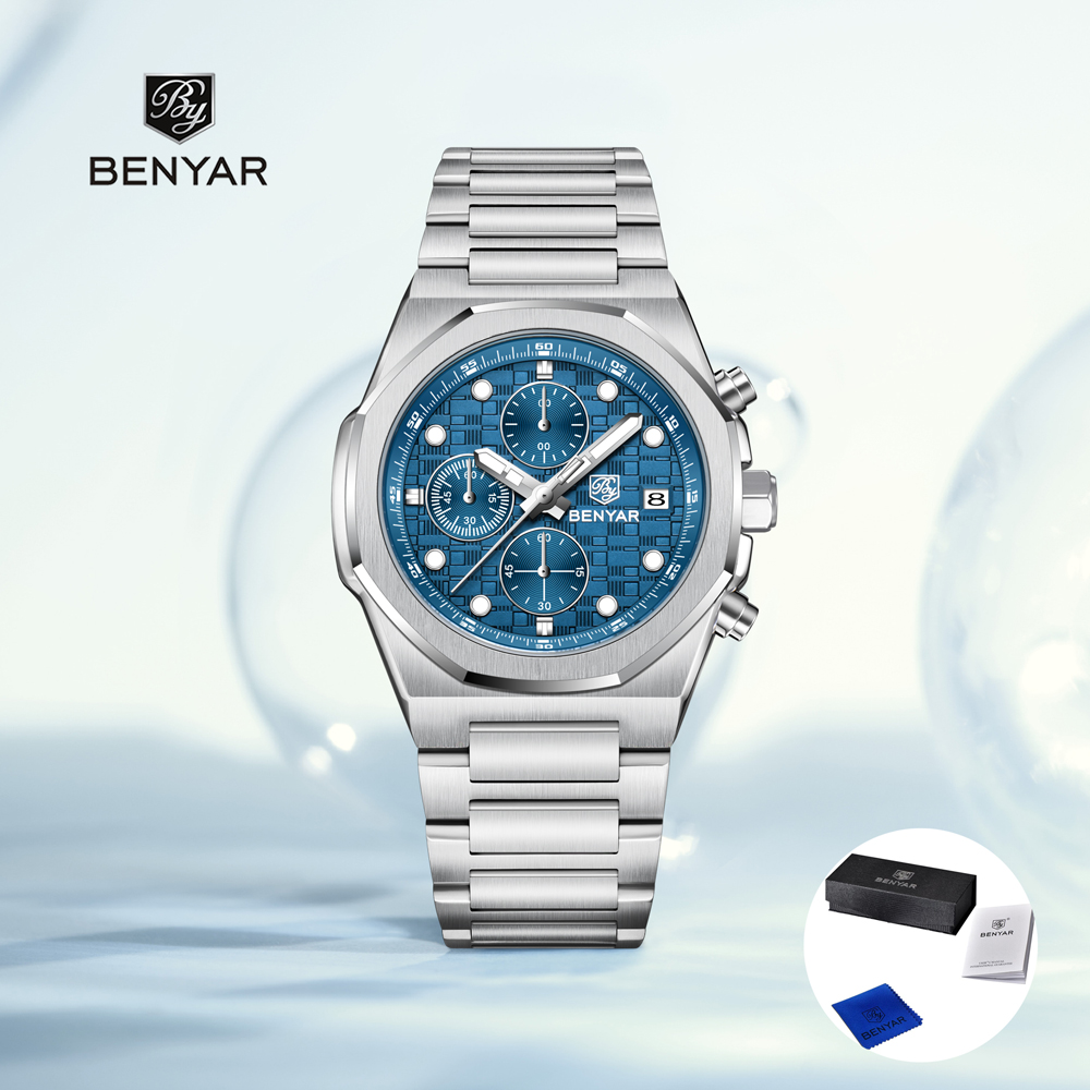 2025 New BENYAR Men's Watches  - Accessories With Watch 评论和价格