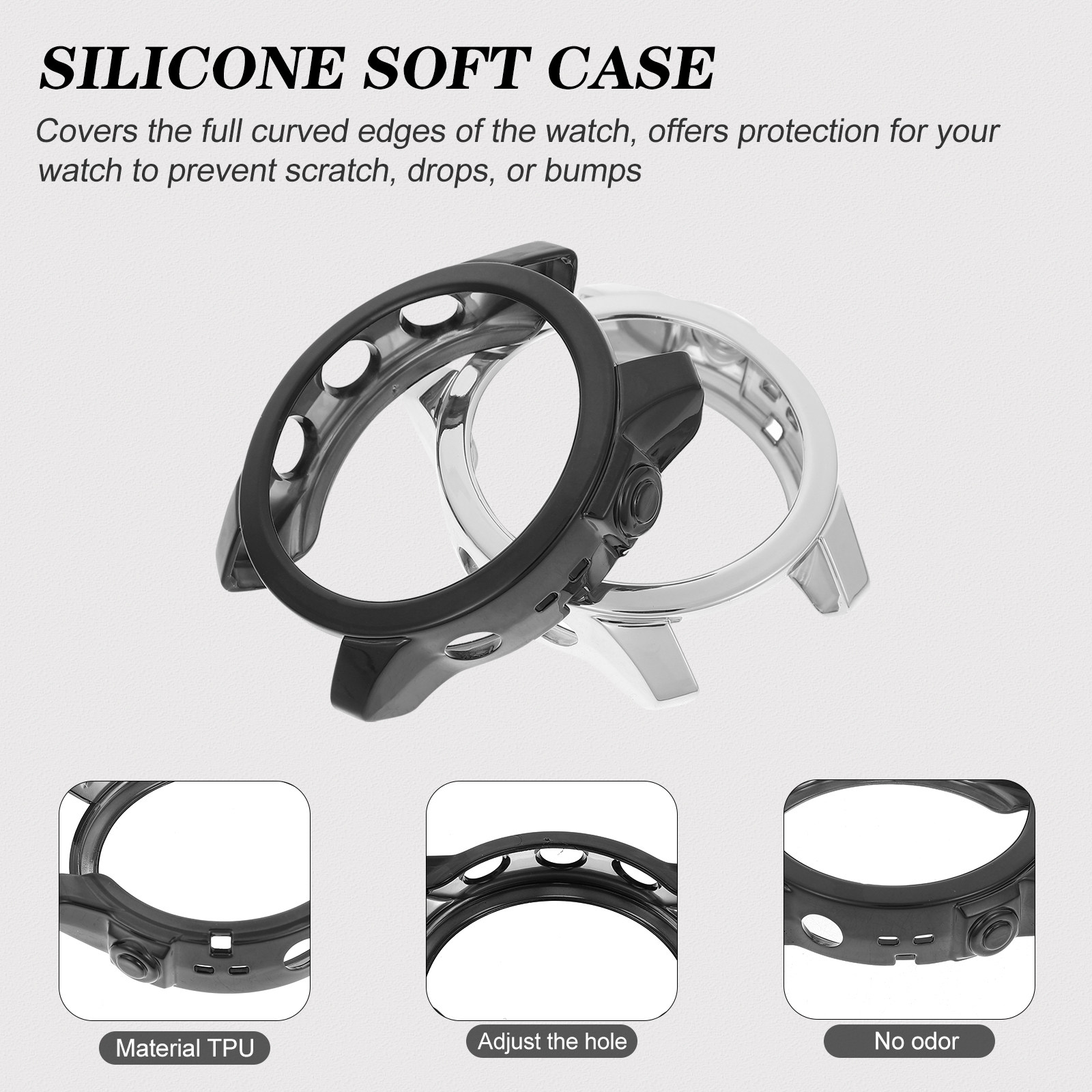 2Pcs Smartwatch Protective Cas - Smartwatch Case 评论和价格