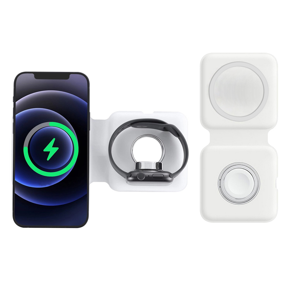 2IN1 Magnetic Wireless Charger - Smartwatch X12 评论和价格