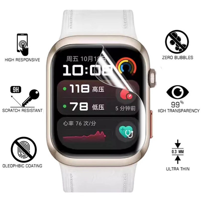 TPU Hydrogel Film For Huawei W - Garmin Smartwatch Accessories 评论和价格