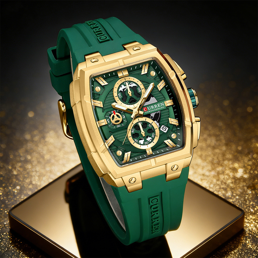 CURREN Luxury Vintage Watch fo - Accessories With Watch 评论和价格