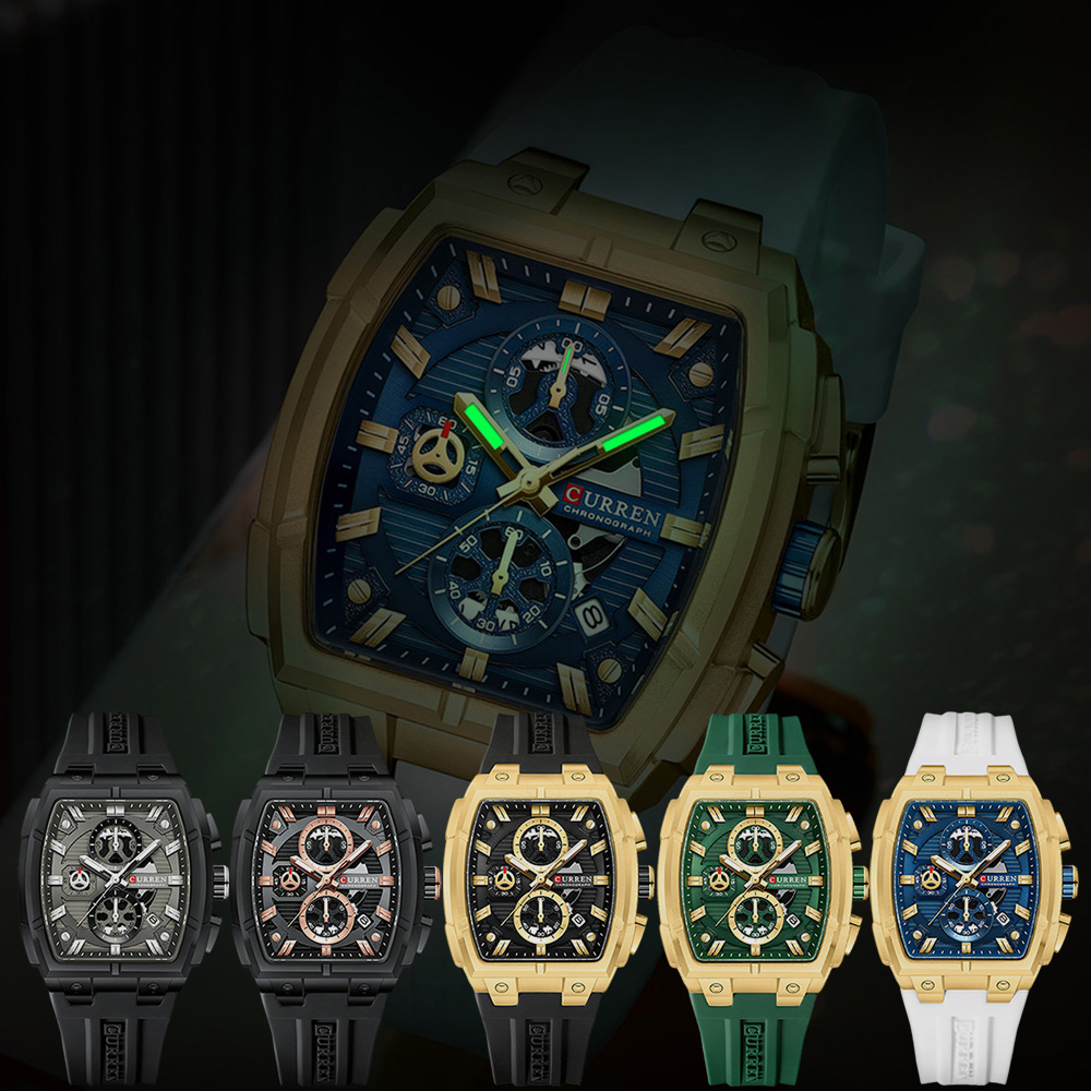 CURREN Luxury Vintage Watch fo - Accessories With Watch 评论和价格