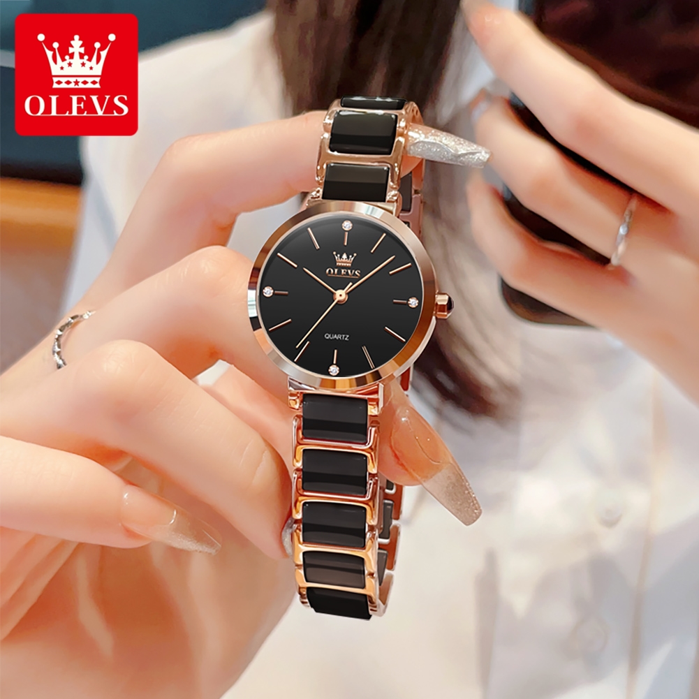 OLEVS Women Watch 5877 Luxury  - Accessories With Watch 评论和价格