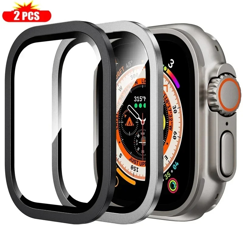 2PCS Tempered Glass for Apple  - Smartwatch Case 评论和价格