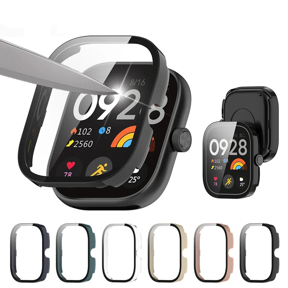 Tempered Glass+Case For Xiaomi - Xiaomi Smartwatch Accessories 评论和价格