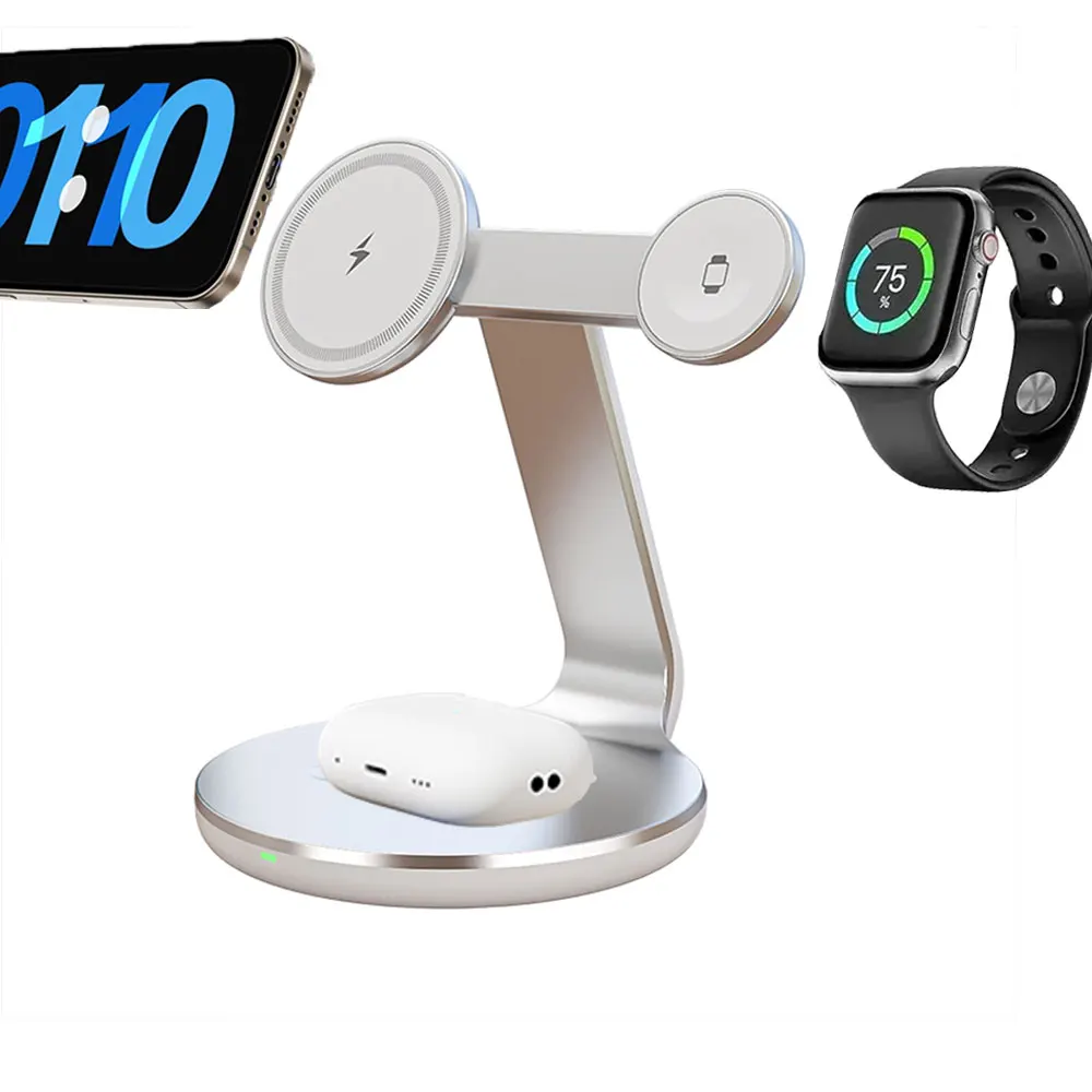 3 in 1 Wireless Charger Stand  - Wireless Charger Watch 评论和价格