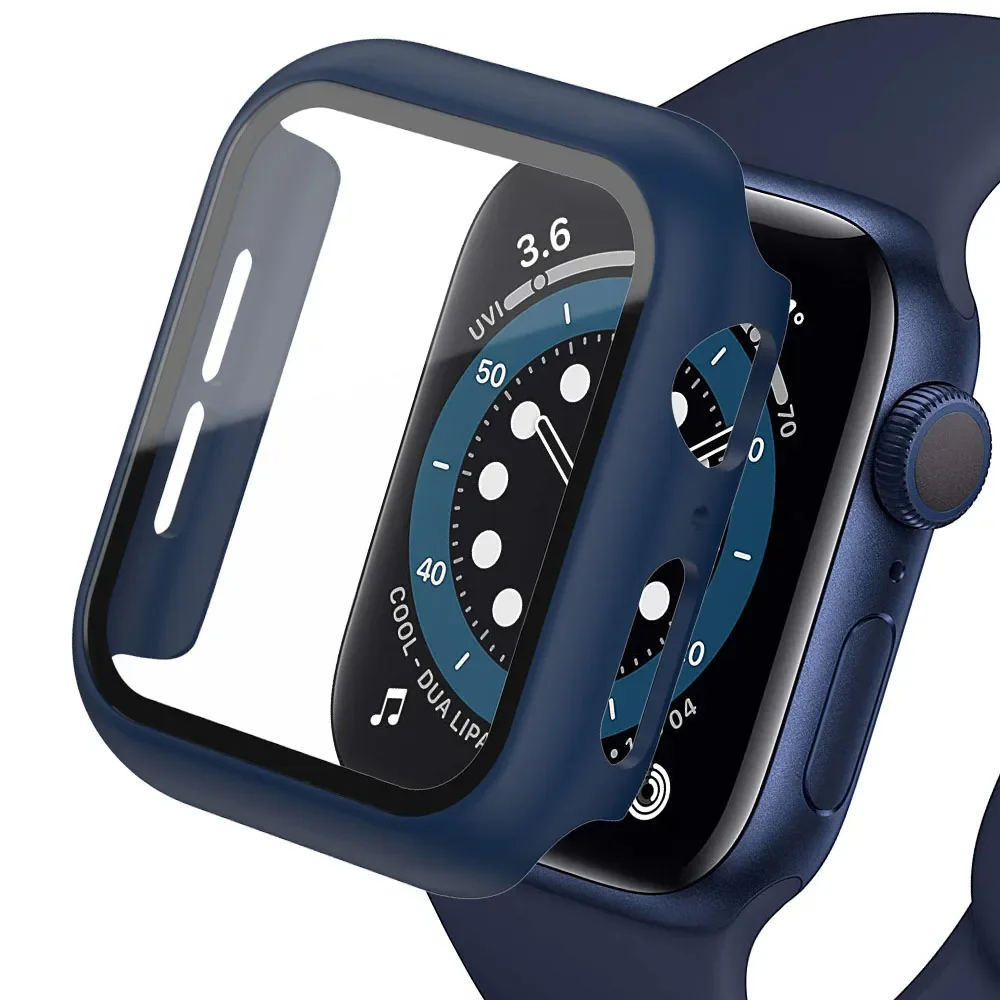 Tempered Glass+cover For Apple - Garmin Smartwatch Accessories 评论和价格