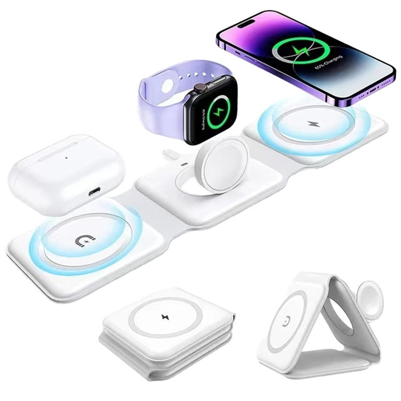 3-in-1 Magnetic Folding Wirele - Wireless Charger Watch 评论和价格
