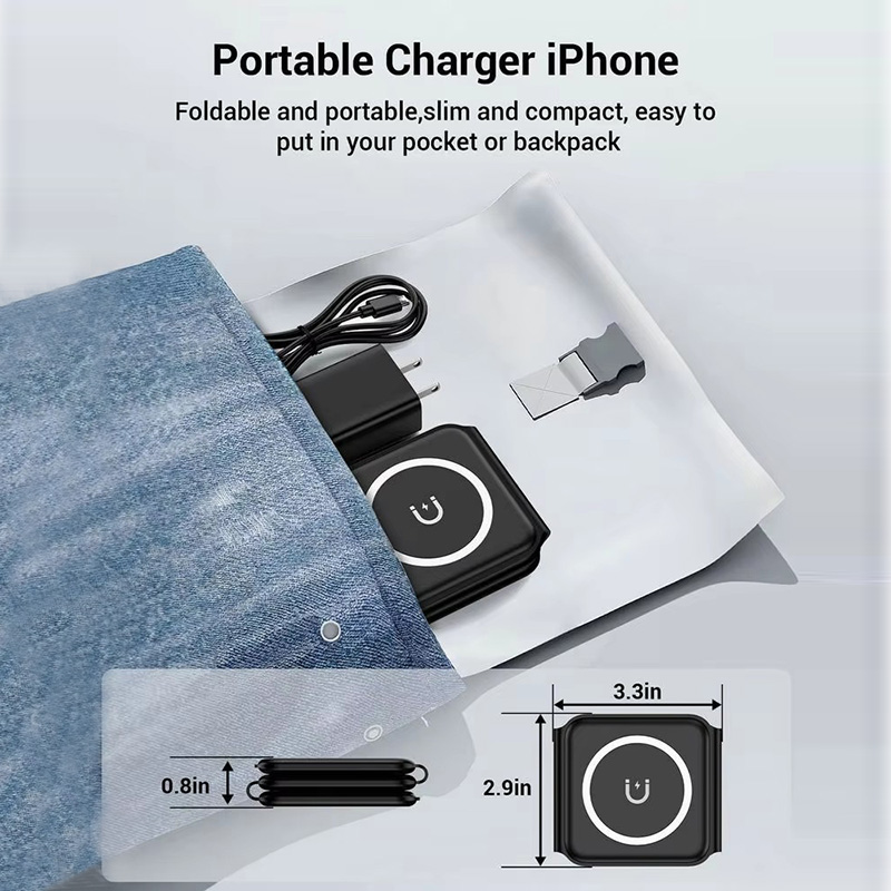 3-in-1 Magnetic Folding Wirele - Wireless Charger Watch 评论和价格
