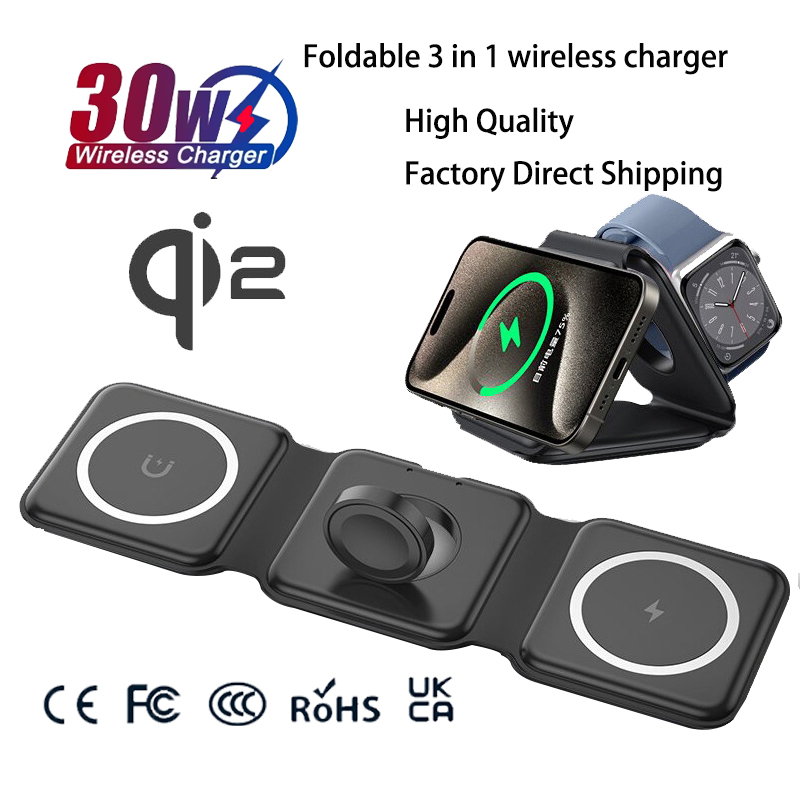 Universal Qi2 Magnetic Foldabl - Wireless Charger Watch 评论和价格