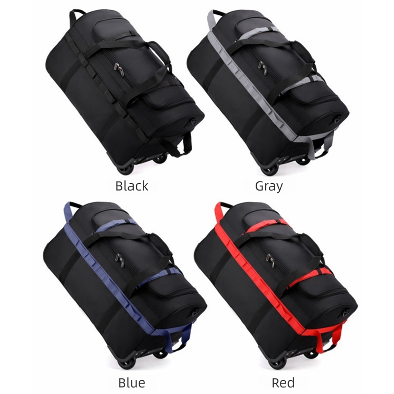 Heavy-Duty Wheeled Duffel Bag  - Rugged Sport Strap 评论和价格