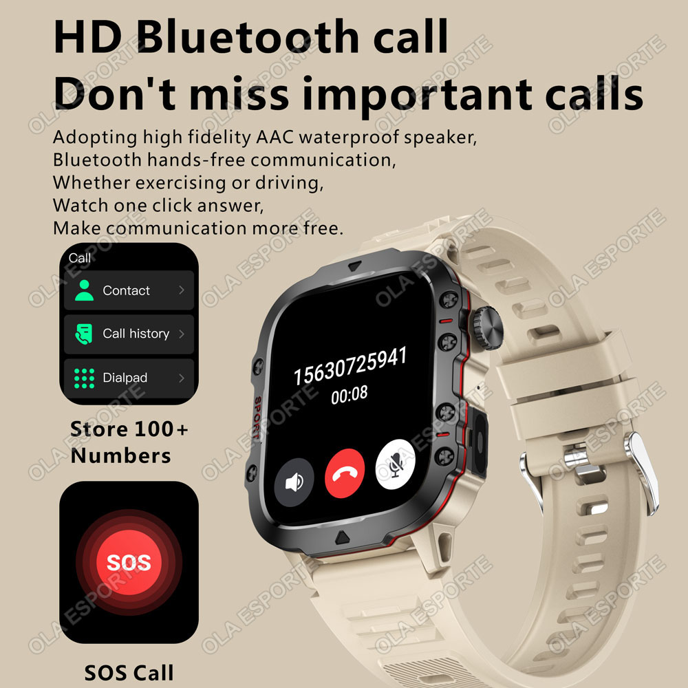2026 New Military Smart Watch  - Smartwatch X12 评论和价格
