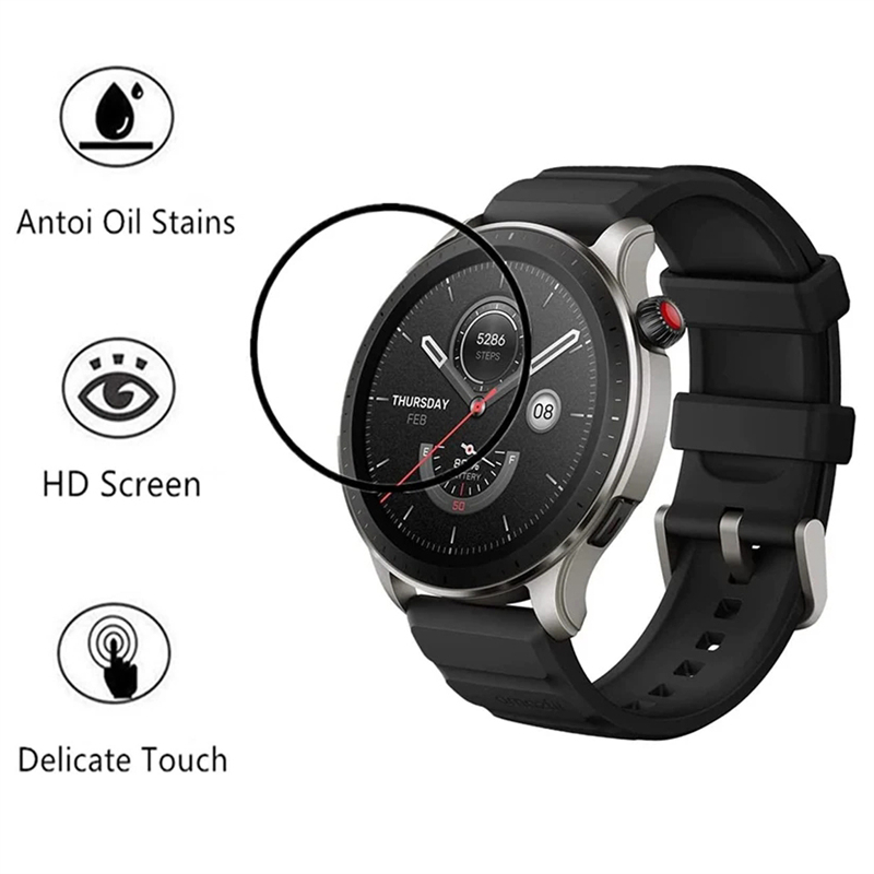 For Amazfit GTR 4 Screen Prote - Amazfit Smartwatch Accessories 评论和价格
