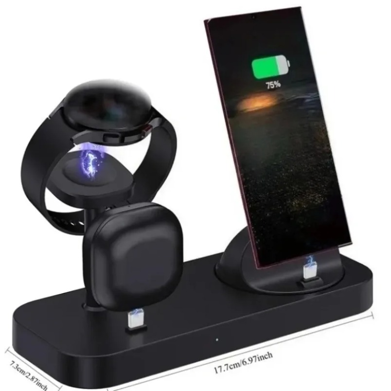 3 in 1 Wireless Charger Dual C - Wireless Charger Watch 评论和价格