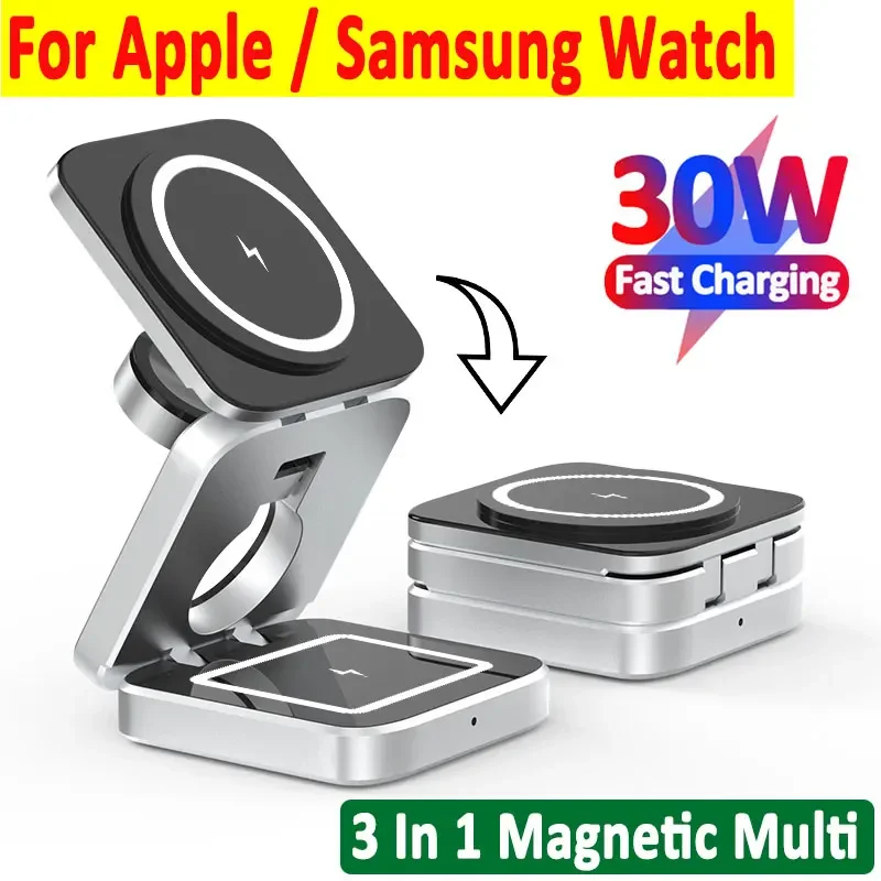 30W Magnetic Wireless Charger  - Wireless Charger Watch 评论和价格
